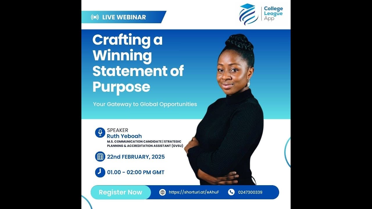 How To Write A Winning Statement Of Purpose (SOP) CLA360 